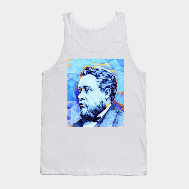 Charles Spurgeon Portrait | Charles Spurgeon Artwork | Charles Spurgeon Painting 14 Tank Top by JustLit